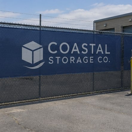 Promotional custom fence screens with company logo